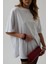 Sırt Baskılı Oversize Beyaz T-Shirt 4
