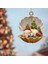F Bir Boyut Yaratıcı Ağaç Noel Süslemeleri Bir Noel Sahnesinde Sevimli Uyuyan Köpek-Inci Asılı Kolye Yeni Yıl Navidad (Yurt Dışından) 1