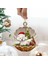 F Bir Boyut Yaratıcı Ağaç Noel Süslemeleri Bir Noel Sahnesinde Sevimli Uyuyan Köpek-Inci Asılı Kolye Yeni Yıl Navidad (Yurt Dışından) 2
