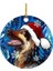 Stil 3 1 Adet Noel Sevimli Köpek Kedi Şapka Kolye Noel Dekorasyon Kolye Karikatür Noel Ağacı Kolye Ev Araba Sırt Çantası Süsleme (Yurt Dışından) 1