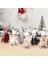 285--BEYAZ Yeni Yıl 2023 Noel Noel Bebekler Melek Noel Baba Kolye Süsler Ev Çocuklar Için Noel Ağacı Süslemeleri Doğum Hediye Zanaat (Yurt Dışından) 5