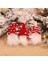 WOOD-513-FORESTER 3 Adet/takım Noel Cüceleri Melek Bebek Ev Için Noel Süslemeleri Navidad 2023 Noel Ağacı Ahşap Kolye Yeni Yıl 2024 Hediyeleri (Yurt Dışından) 1