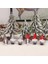 WOOD-513-FORESTER 3 Adet/takım Noel Cüceleri Melek Bebek Ev Için Noel Süslemeleri Navidad 2023 Noel Ağacı Ahşap Kolye Yeni Yıl 2024 Hediyeleri (Yurt Dışından) 3