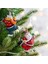 186- Kırmızı Kar Tanesi 2023 Yeni Noel Reçine Kolye Noel Ağacı Dekorasyon Ev Dekorasyon Dıy Çocuk Oyuncakları Hediyeler Noel Süsleri Navidad 2022 (Yurt Dışından) 4