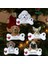 Bir Yüzey Yazılabilir Köpek Kolye Köpek ve Kemik Desen Noel Ağacı Dekor Yaratıcı Dıy Bir Nimet Köpek Kolye Noel Dekorasyon (Yurt Dışından) 3