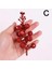 C Yapay Kiraz Berry Glitter Noel Ağacı Topu Noel Çiçek Şube Asılı Süsler Ev Yeni Yıl Için Noel Süslemeleri (Yurt Dışından) 1