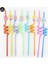 Stil 8 8 Adet 25 cm Yeniden Kullanılabilir Yarış Arabası Pipet Araba Yeniden Kullanılabilir Plastik Pipet Çocuk Yarış Arabası Doğum Günü Partisi Süslemeleri (Yurt Dışından) 1