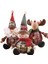 K--Elk 2023 Sevimli Noel Noel Baba Kardan Adam Geyik Bebek Dekorasyon Hediye Bebek Noel Ağacı Asılı Süsleme Yeni Yıl Noel Ev Dekorasyonu (Yurt Dışından) 2