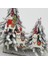 Noel Şapka Huadodo 3 Adet Ahşap Alpaka Noel Kolye Süsler Noel Ağacı Asılı Dekorasyon Ev Için Yeni Yıl Dekor Çocuklar (Yurt Dışından) 3