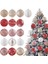Beyaz 4 8 cm 1 Adet 8 cm Glitter Büyük Noel Topları Yılbaşı Ağacı Süsleri Topları Noel Ağacı Süsleri Asılı Kolye Navidad 2023 Yeni Yıl (Yurt Dışından) 4
