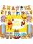 Hat-6pcs Disney Winnie The Pooh Parti Malzemeleri Tek Kullanımlık Sofra Doğum Günü Süslemeleri Kağıt Peçete Plaka Bardak Masa Örtüsü Lateks Balon (Yurt Dışından) 3