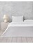 Elegance Chic Fırfırlı Kopanakili King Size Nevresim Takımı 240 x 220 cm Beyaz 1