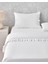 Elegance Chic Fırfırlı Kopanakili King Size Nevresim Takımı 240 x 220 cm Beyaz 2