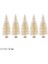 12.5 cm -Bej 5 Adet 5-16 cm Sisal Fiber Mini Noel Ağacı Kar Don Çam Ağacı Dıy Zanaat Noel Partisi Masa Dekorasyon Noel Süsleri (Yurt Dışından) 1