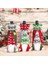 204 - Kırmızı Siyah Yeni Yıl 2024 Noel Süslemeleri Noel Baba Şarap Şişesi Toz Kapakları Şampanya Hediye Çanta Noel Ev Yemeği Parti Masa Dekorları (Yurt Dışından) 5