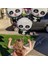 Davet Kartı Karikatür Panda Folyo Balon Parti Dekoru Hayvanlar Tema Doğum Günü Partisi Bebek Duş Malzemeleri Hayvanat Bahçesi Hayvan Balonlar Panda Parti Malzemeleri (Yurt Dışından) 3