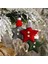 22-21-D Noel Süsleri Kırmızı Yıldız Noel Ağacı Kolye Noel Dıy Yeni Yıl 2023 Parti Hediyeleri Noel Tedarik Navidad 2022 Ev Dekor (Yurt Dışından) 2
