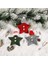 22-21-D Noel Süsleri Kırmızı Yıldız Noel Ağacı Kolye Noel Dıy Yeni Yıl 2023 Parti Hediyeleri Noel Tedarik Navidad 2022 Ev Dekor (Yurt Dışından) 3
