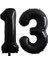 2 Adet 40 Inç 2 Adet 40 Inç Siyah Folyo Balonlar Banner 18 25 30 40 70 Doğum Günü Partisi Dekorasyon Yetişkin Doğum Günü Mektup Numarası Folyo Balonlar Globo (Yurt Dışından) 1
