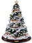 Resim Olarak 20 x 30 cm Noel Ağacı Pencere Çıkartmaları Dönen Heykel Tren Dekorasyon Noel Süslemeleri Kış Ev Mobilyaları 2023 Navidad (Yurt Dışından) 1
