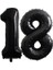 2 Adet 40 Inç 2 Adet 40 Inç Siyah Folyo Balonlar Banner 18 25 30 40 70 Doğum Günü Partisi Dekorasyon Yetişkin Doğum Günü Mektup Numarası Folyo Balonlar Globo (Yurt Dışından) 1