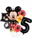 7 Adet Numarası 5 Disney Mickey Mouse Doğum Günü Partisi Dekorasyon Mickey Masa Örtüsü Tek Kullanımlık Sofra Plaka Masa Örtüsü Afiş Çocuk Parti Malzemeleri (Yurt Dışından) 1