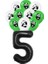 11 Adet Set 5 Panda Doğum Günü Balonları Banner Kek Topper Bebek Duş Parti Dekorasyon Çocuklar Çocuklar Için Bambu Hayvan Şişme Panda Tabaklar Bardaklar (Yurt Dışından) 1