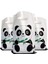 11 Adet Set 5 Panda Doğum Günü Balonları Banner Kek Topper Bebek Duş Parti Dekorasyon Çocuklar Çocuklar Için Bambu Hayvan Şişme Panda Tabaklar Bardaklar (Yurt Dışından) 5