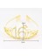 Altın-30 Metal Taç Prenses Hairband Doğum Günü Tiara Dekor Düğün Kadın Yıldönümü Partisi Süslemeleri 16TH 18TH 21TH 30TH 40TH (Yurt Dışından) 4