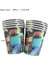 CUP-10PCS Madenci Işçiliği Piksel Oyunu Doğum Günü Partisi Süslemeleri Çocuklar Bebek Duş Için Kağıt Bardaklar Tabaklar Balonlar Afiş Masa Örtüsü Dahil (Yurt Dışından) 1