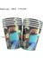 CUP-10PCS Madenci Işçiliği Piksel Oyunu Doğum Günü Partisi Süslemeleri Çocuklar Bebek Duş Için Kağıt Bardaklar Tabaklar Balonlar Afiş Masa Örtüsü Dahil (Yurt Dışından) 5