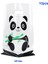 Kağıt SAMAN-25PCS Panda Parti Süslemeleri Mutlu Doğum Günü Afiş Balonlar Tek Kullanımlık Hediye Çanta Saman Kaşık Bardak Masa Örtüsü Bebek Duş Malzemeleri (Yurt Dışından) 3