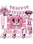 10 Adet Kağıt Bardaklar Disney Minnie Mouse Doğum Günü Partisi Dekorasyon Prenses Kızın Parti Malzemeleri Minnie Mouse Sofra Balon Afiş Kağıt Bardak (Yurt Dışından) 2