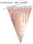 FLAG-10PCS Pembe Gül Altın Doğum Günü Partisi Malzemeleri Tek Kullanımlık Sofra Elmas Parlak Kağıt Tabak Bardak Peçeteler Düğün Kız Doğum Günü Partisi (Yurt Dışından) 1
