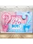 Stil 1 Ggender Reveal Zemin Photocall Ggender Reveal Parti Banner Arka Plan Mutlu Doğum Günü Parti Dekor Çocuklar Oğlan Kız Bebek Duş (Yurt Dışından) 2