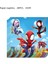 Patlamış Mısır Kutusu-6 Adet Örümcek Adam ve Arkadaşı Tema Spidey Doğum Günü Partisi Dekorasyon Tek Kullanımlık Sofra Plaka Kek Topper Çocuklar Boy Parti Malzemeleri (Yurt Dışından) 5