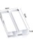 5X3X1CM 1 Adet Akrilik Standlar Yer Kartı Sahipleri Masa Numarası Standları Şeffaf Kart Ekran Standı Masa Düğün Fotoğrafları Ofis Ev (Yurt Dışından) 1