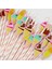 Davetiye 16PCS Dondurma Tema Parti Malzemeleri Futbol Kutuları Bardaklar Centerpiece Favor Çantalar Payet Parti Malzemeleri Favor Çantalar Asılı Süslemeler (Yurt Dışından) 3