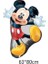 Balon 1 Adet Karikatür Disney Mickey Mouse Tema Çocuklar Iyilik Doğum Günü Paketi Olay Parti Bardakları Tabaklar Bebek Duş Tek Kullanımlık Sofra Malzemeleri (Yurt Dışından) 1
