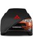 Mitsubishi Outlander 3 (2012 - 2021) Siyah Kumaş Araba Branda Logolu Kumaş Araba Brandası Penye Oto Branda 1