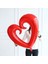 40 Inç Gül Kırmızı 1 Adet 30/40 Inç Gül Altın Kalp Balon 108 x 100 cm Büyük Boy Kırmızı Kanca Kalp Şekli Folyo Topları Düğün Sevgililer Günü Partisi Dekoru (Yurt Dışından) 4