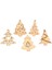 Stil 1 Mix Ahşap Noel Ağacı Desen Asılı Süsleme Charm Scrapbooking El Yapımı Aksesuar Ev Dekorasyon Dıy 44MM 10 Adet (Yurt Dışından) 2
