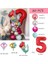 Stil 5 10 Adet Disney Minnie Mickey Mouse Şişme Alüminyum Balon Erkek ve Kız Bebek Duş Çocuklar Doğum Günü Partisi Etkinlikleri Dıy Dekor (Yurt Dışından) 1