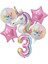 1 Takım Kafa Bandı Kanat 1 Takım Gökkuşağı Unicorn Balon 32 Inç Numarası Folyo Balonlar 1. Çocuklar Unicorn Tema Doğum Günü Partisi Süslemeleri Bebek Duş Globos (Yurt Dışından) 2