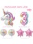 1 Takım Kafa Bandı Kanat 1 Takım Gökkuşağı Unicorn Balon 32 Inç Numarası Folyo Balonlar 1. Çocuklar Unicorn Tema Doğum Günü Partisi Süslemeleri Bebek Duş Globos (Yurt Dışından) 3