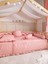 Elegance Pembe Örgü Montessori Uyku Seti 4