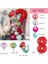 Stil 8 10 Adet Disney Minnie Mickey Mouse Şişme Alüminyum Balon Erkek ve Kız Bebek Duş Çocuklar Doğum Günü Partisi Etkinlikleri Dıy Dekor (Yurt Dışından) 1