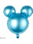 SP010B17 Açık Mavi 1 Pc Minnie Mickey Mouse Kafa Balon Helyum Globos 24 Inç Disney Mickey Folyo Balonlar Bebek Duş Doğum Günü Partisi Süslemeleri (Yurt Dışından) 1