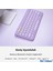 Çift Cihaz Bağlantı Özellikli Klavye ve Mouse Set 2.4g+Bt Beyaz KM902 3