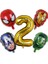 Akik 5 Adet Marvel Süper Kahraman Balon Örümcek Adam Alüminyum Folyo Balonlar Çocuklar Doğum Günü Partisi Dekorasyon Bebek Duş Demir Adam Balonlar (Yurt Dışından) 1